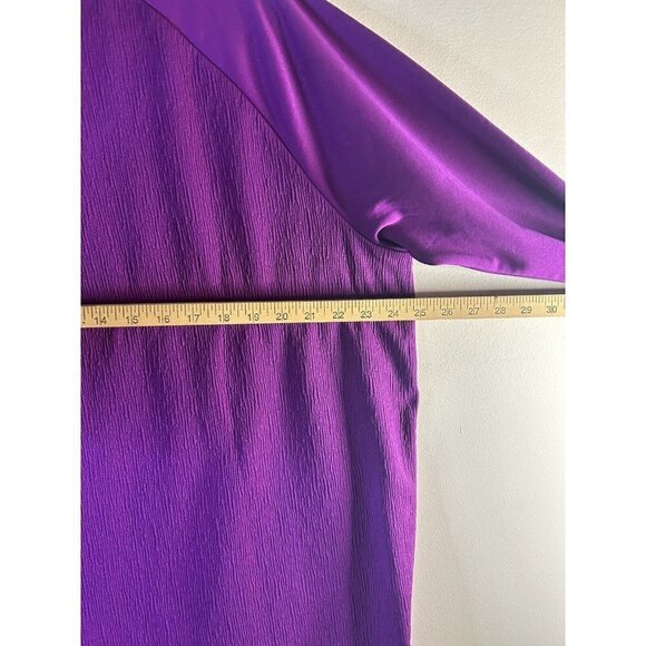 Nike Dri-Fit Jacket Womens Dark Purple 1/4 Zip Polyester Spandex Size 2XL - Picture 7 of 8